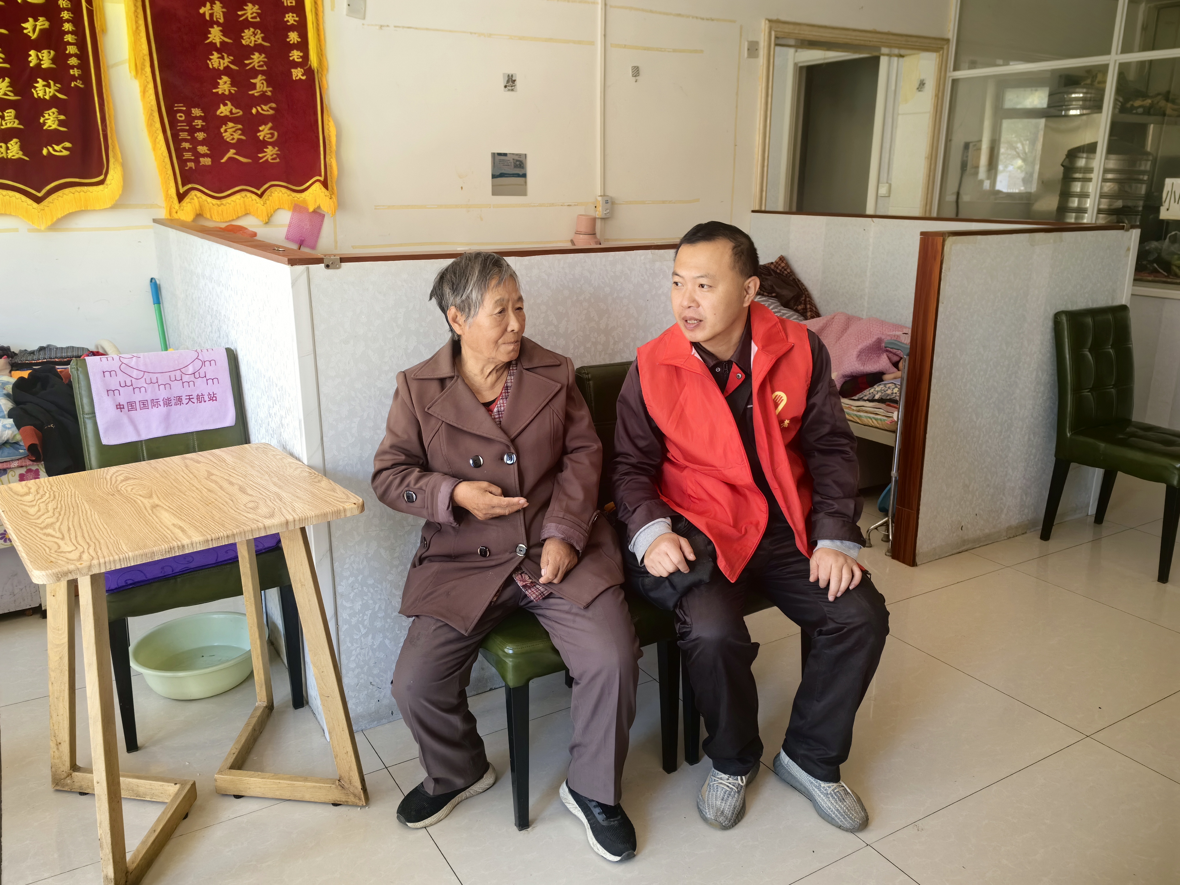 燃气志愿者 梨树暖重阳